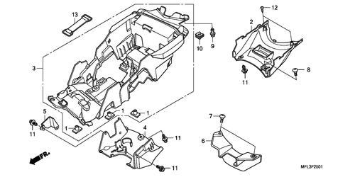  Parafango Posteriore (cbr1000ra)