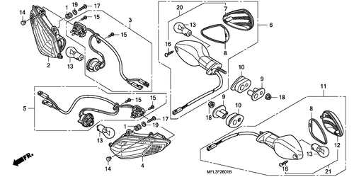  Winker (cbr1000rr9,a,b/ Ra9 ,a,b)