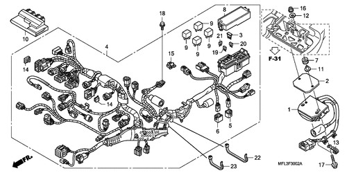  Faisceau Des Fils (cbr1000ra)