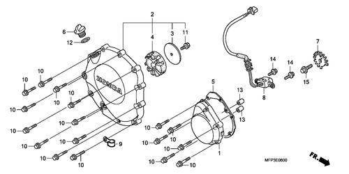  Panneau Carter-moteur D.