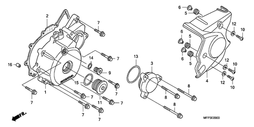  Left Crankcase Cover