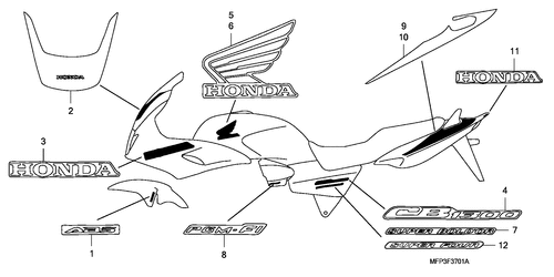  Marca (cb1300s/ Cb1300sa)