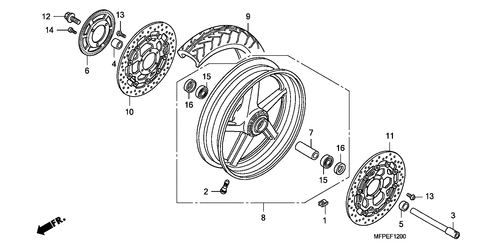  Ruota Anteriore