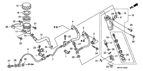  Rrechts Brake Master Cylinder