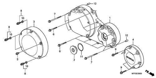  Panneau Carter-moteur D.