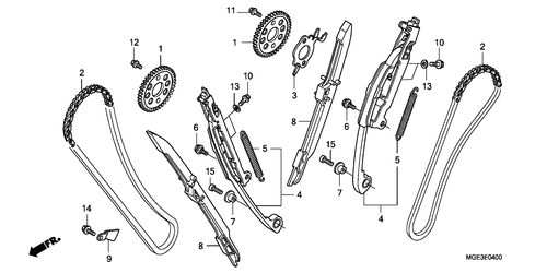  Nockenwellenkette/ Spannvorrichtung