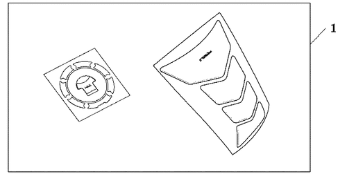  Tankpad /  Fuel Lid Cover