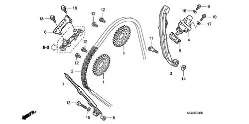  Nockenwellenkette/ Spannvorrichtung