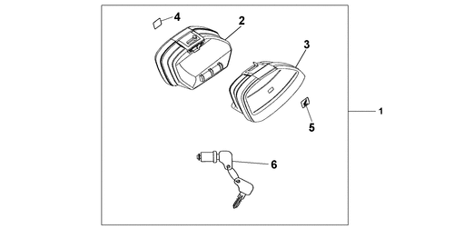  Narrow Pannier Set