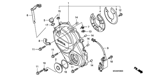  Panneau Carter-moteur D.