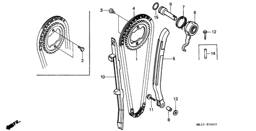  Cadena De Leva/ Tensionador