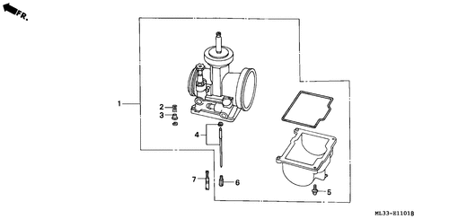  Carburateur Necessaire Pieces Option