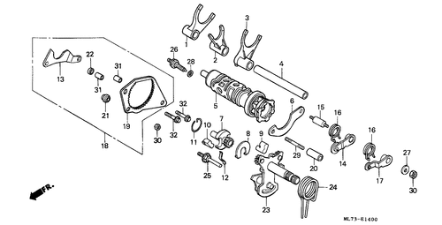  Gearshift Drum (1)