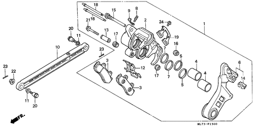  Hinterrad-bremssattel (1)