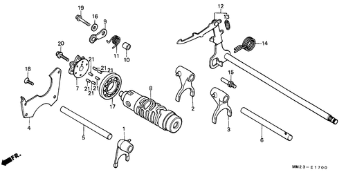  Gearshift Drum