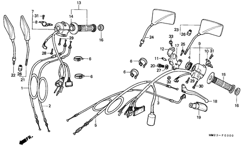  Handle Lever/ Switch/  Cable
