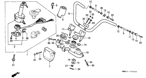  Handle Pipe/ Top Bridge