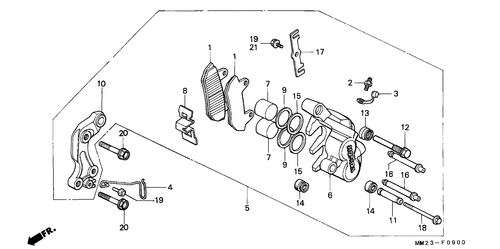  Front Brake Caliper