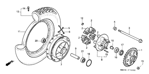  Rear Wheel