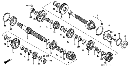 Getriebe (cbr1000fk)