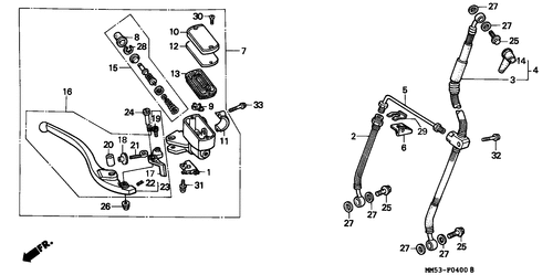  Frechts Brake Master Cylinder