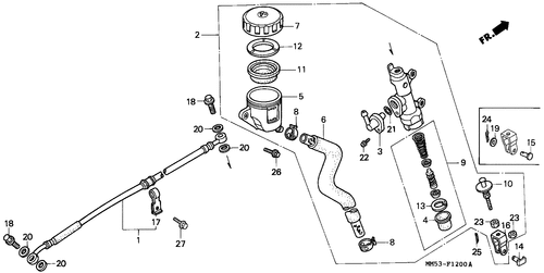  Rear Brake Master Cylinder