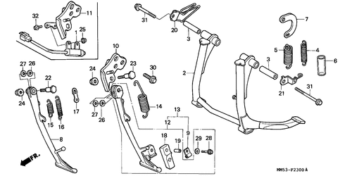  Staender (cbr1000fh/ Fj/ Fm)