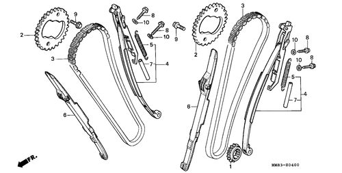  Nockenwellenkette/ Spannvorrichtung