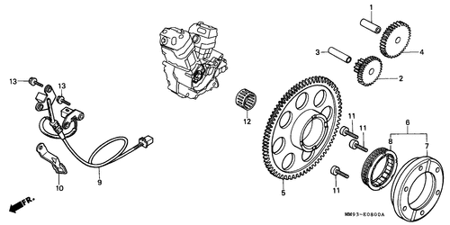  Pulse Generator/  Starting Clutch