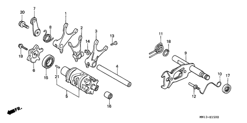  Gear Shift Drum