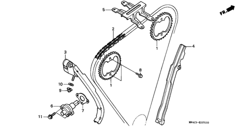  Nockenwellenkette/ Spannvorrichtung