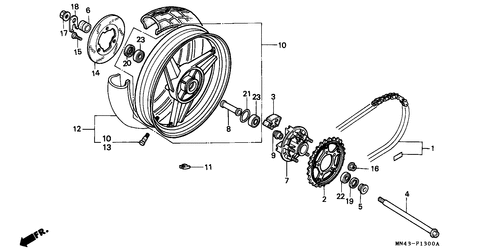  Rear Wheel