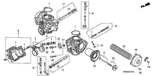  Carburetor (component Parts)