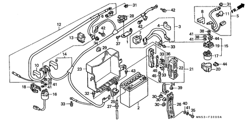  Battery (gl1500j/ K)