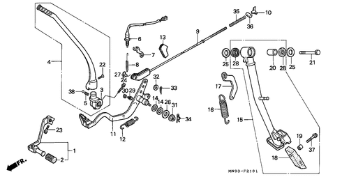  Pedal/ Staender
