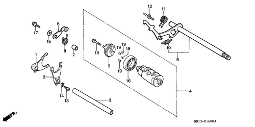  Gearshift Drum