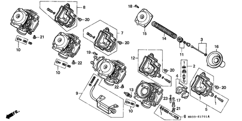  Carburateur (pieces Constitutives)