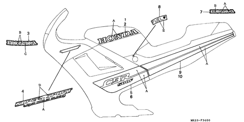  Fleje (cbr500fh)