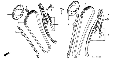 Nockenwellenkette/ Spannvorrichtung