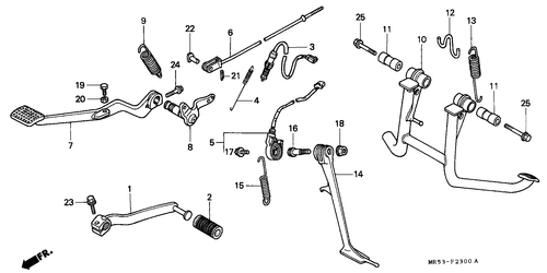  Pedal/ Staender