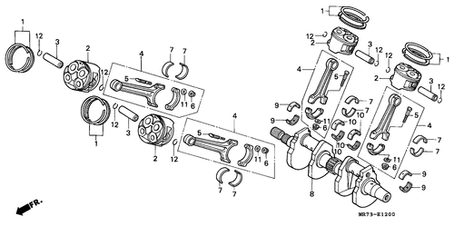  Vilebrequin/ Piston