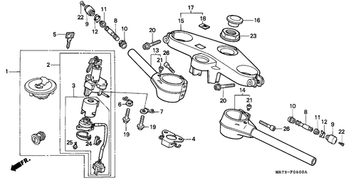  Handle Pipe/ Top Bridge