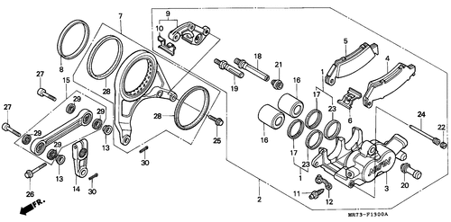  Rear Brake Caliper