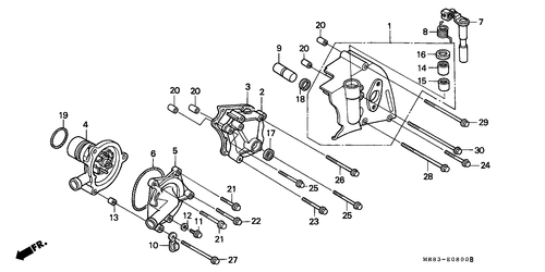  Left Cover/ Water Pump