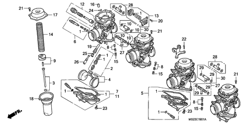  Carburador (partes Componentes)