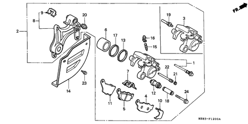  Hinterrad-bremssattel