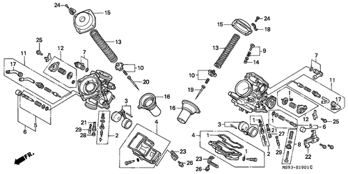  Carburateur (pieces Constitutives)