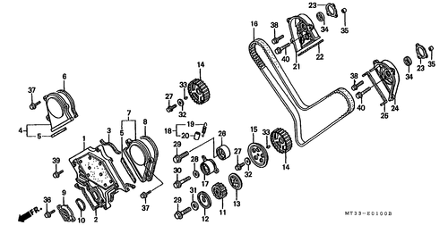  Front Cover/ Timing Belt