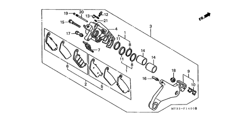  Rear Brake Caliper