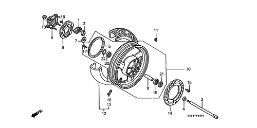  Rear Wheel